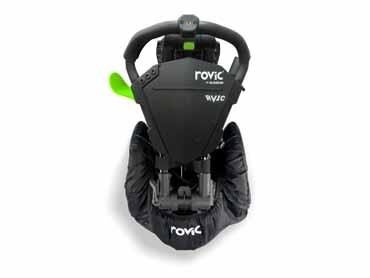 Clicgear Rovic RV1C/RV1S cubierta de rueda, negra