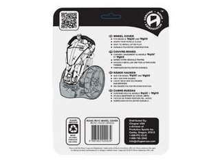 Clicgear Rovic RV1C/RV1S cubierta de rueda, negra