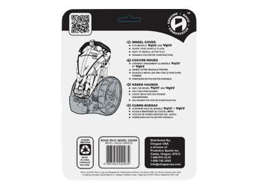 Clicgear Rovic RV1C/RV1S cubierta de rueda, negra