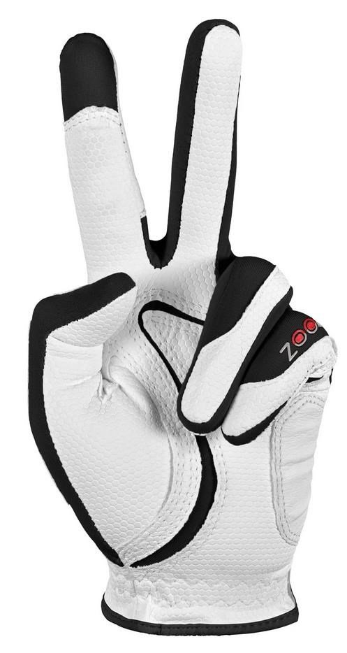 Zoom Zoom Weather guante de golf para mujer, blanco/negro/rojo