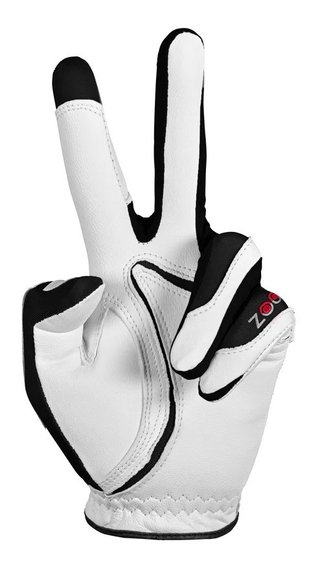 Zoom Zoom Tour guante de golf para hombre, blanco/negro/rojo