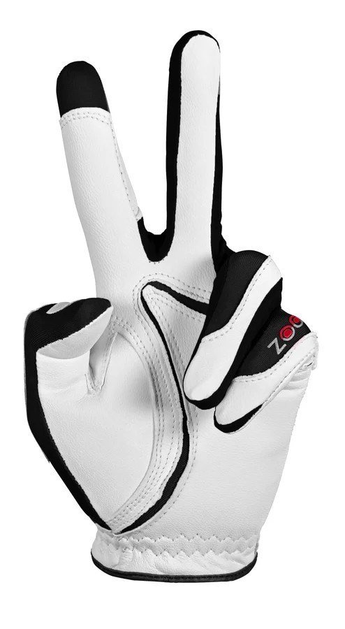 Zoom Zoom Tour guante de golf para mujer, blanco/negro/rojo
