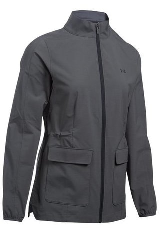 Under Armour Storm WindStrike chaqueta de mujer, gris/negro