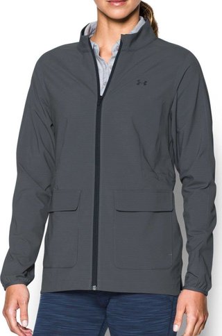 Under Armour Storm WindStrike chaqueta de mujer, gris/negro