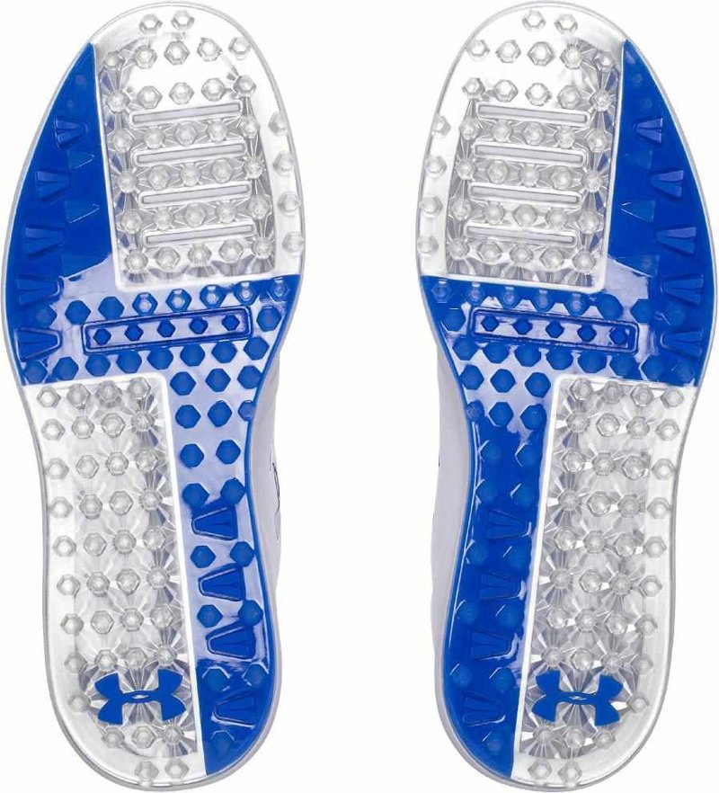 Under Armour W Performance SL zapatos de golf para mujer, blanco/azul mediterráneo