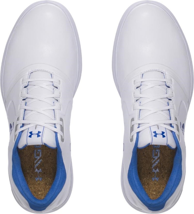 Under Armour W Performance SL zapatos de golf para mujer, blanco/azul mediterráneo