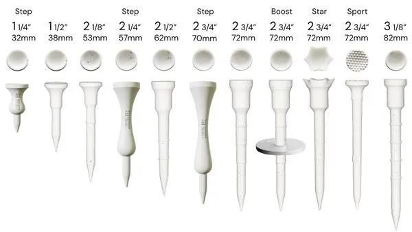 Lignum Tee 72mm (2 3/4") 10pack + disc tee