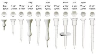 Lignum Tee 72mm (2 3/4") 10pack + disc tee
