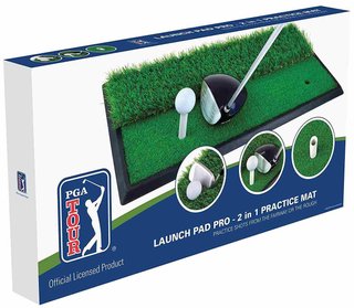 PGA Tour Launch Pad Pro 2 in 1 Hitting/Practice Mat