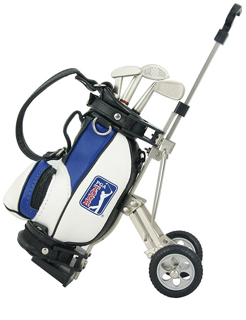 PGA Tour PGA Tour Desktop Golf Bag and Pen Set bolsa de golf, multicolor