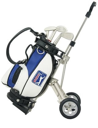 PGA Tour PGA Tour Desktop Golf Bag and Pen Set bolsa de golf, multicolor