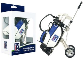 PGA Tour PGA Tour Desktop Golf Bag and Pen Set bolsa de golf, multicolor
