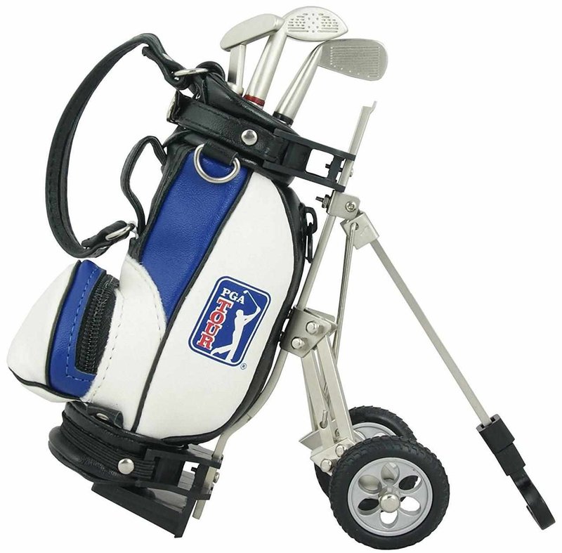 PGA Tour PGA Tour Desktop Golf Bag and Pen Set bolsa de golf, multicolor