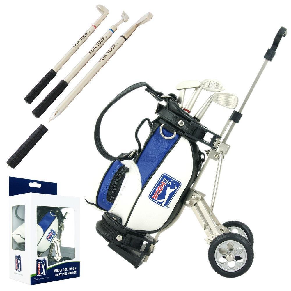PGA Tour PGA Tour Desktop Golf Bag and Pen Set bolsa de golf, multicolor