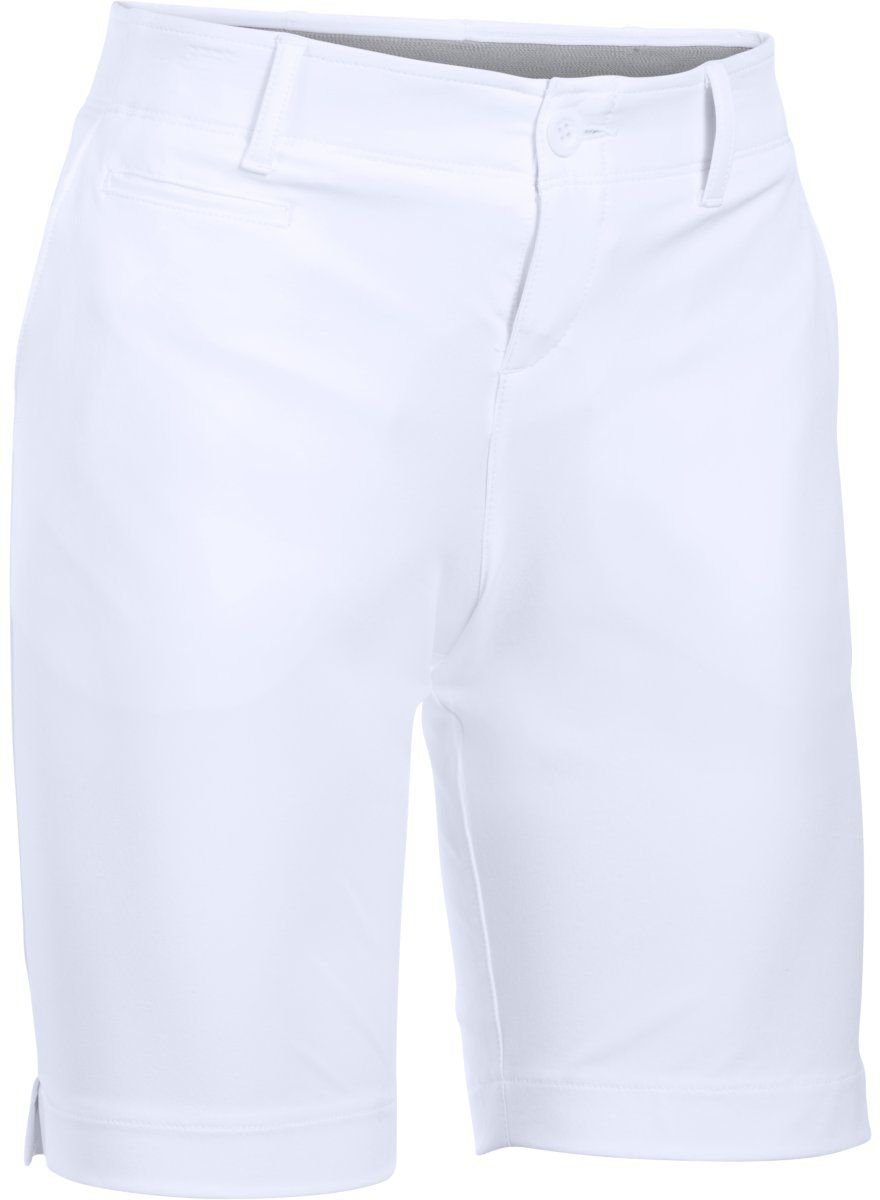Under Armour Links 9" pantalones cortos de mujer, blanco