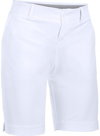 Under Armour Links 9" pantalones cortos de mujer, blanco