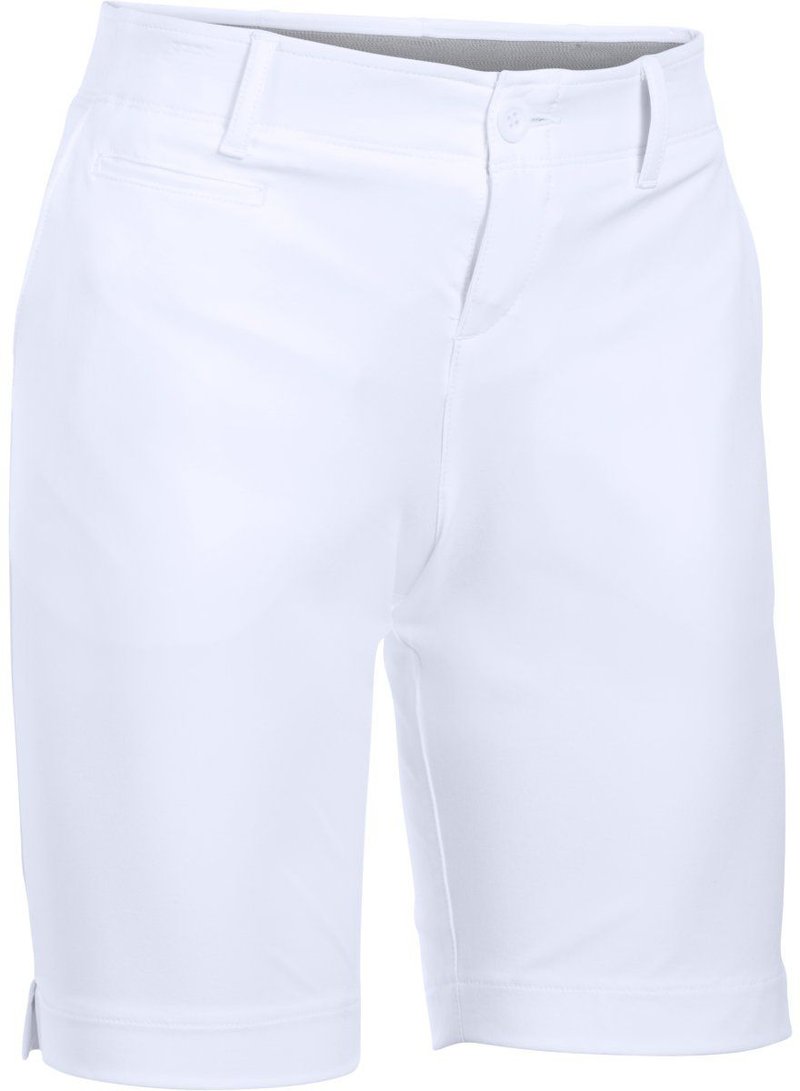 Under Armour Links 9" pantalones cortos de mujer, blanco