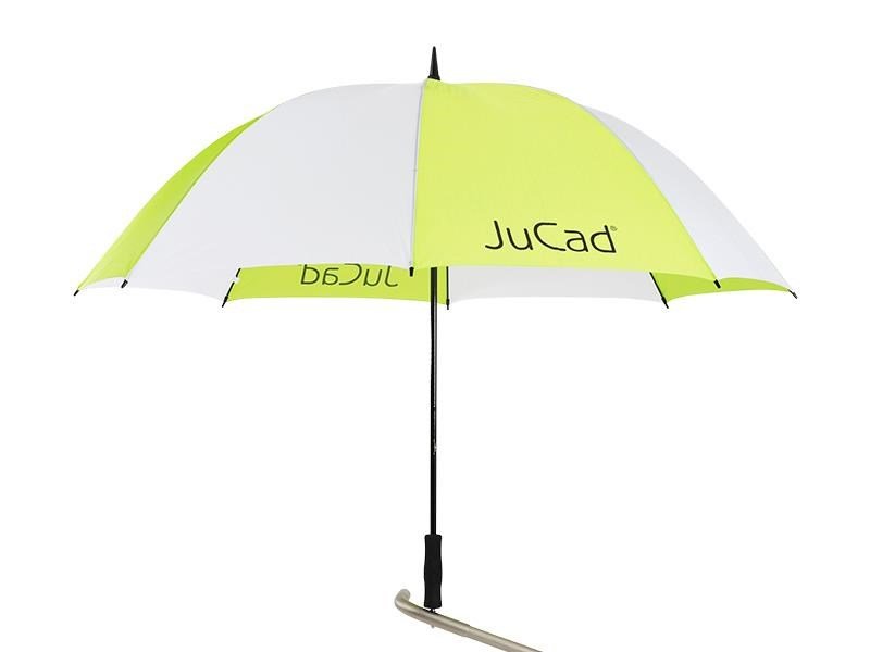 JuCad paraguas de golf 68" con pin, verde/blanco