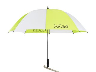 JuCad paraguas de golf 68" con pin, verde/blanco