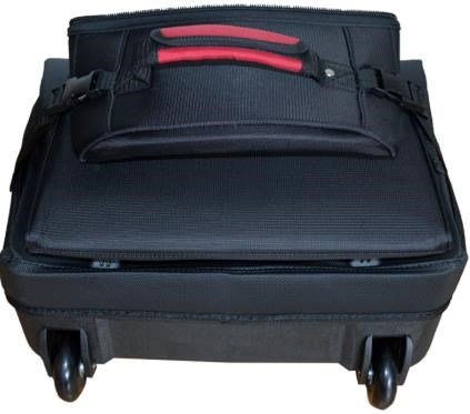 Big Max IQ 2 travel cover bolsa de viaje, negro/rojo