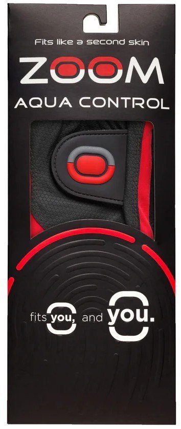 Zoom Zoom Aqua Control guante de golf para hombre, rojo