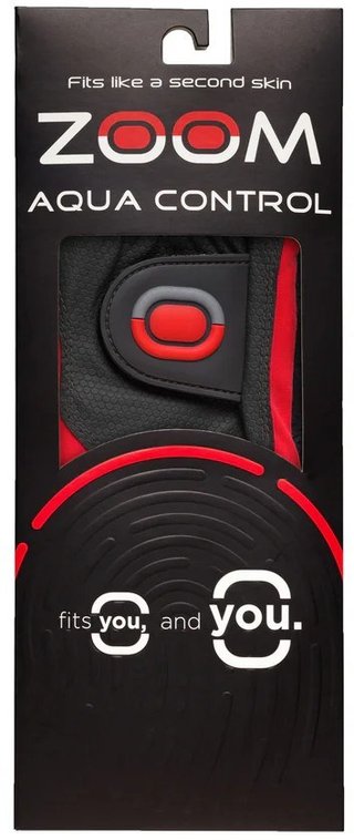 Zoom Zoom Aqua Control guante de golf para hombre, rojo