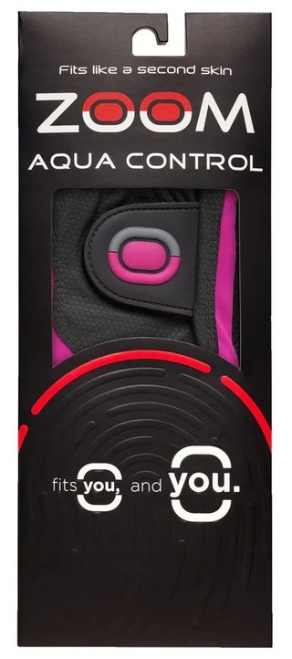 Zoom Zoom Aqua Control guantes de golf para mujer, negro