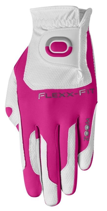 Zoom Zoom Weather guante de golf para mujer, blanco/fucsia