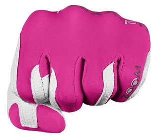 Zoom Zoom Weather guante de golf para mujer, blanco/fucsia