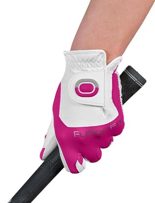 Zoom Zoom Weather guante de golf para mujer, blanco/fucsia