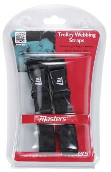 Masters Trolley Webbing Straps accesorios para carrito, negro