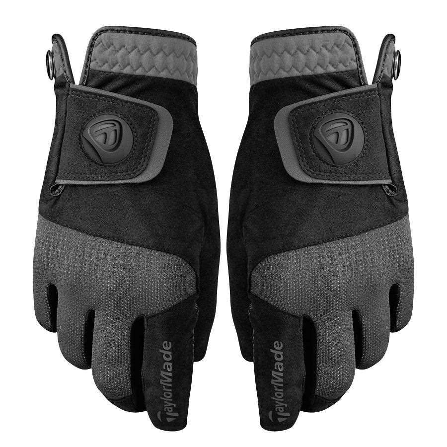 TaylorMade Rain Control guantes de golf para hombre, negro