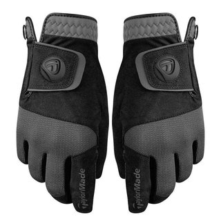 TaylorMade Rain Control guantes de golf para hombre, negro