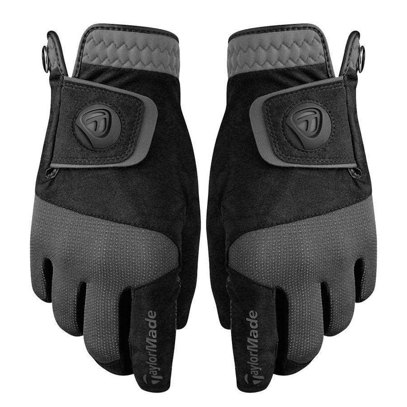 TaylorMade Rain Control guantes de golf para hombre, negro