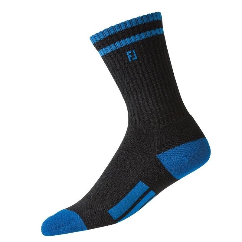 FootJoy ProDry Crew calcetines junior, negro/azul