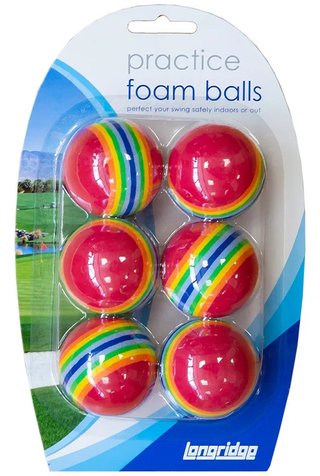 Longridge Multi-Coloured Foam Balls pelotas de golf