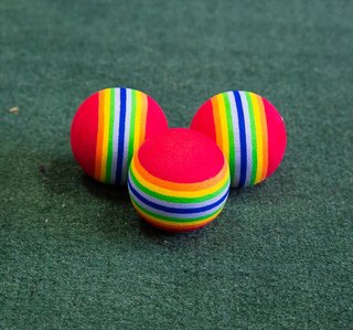 Longridge Multi-Coloured Foam Balls pelotas de golf