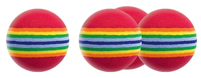 Longridge Multi-Coloured Foam Balls pelotas de golf