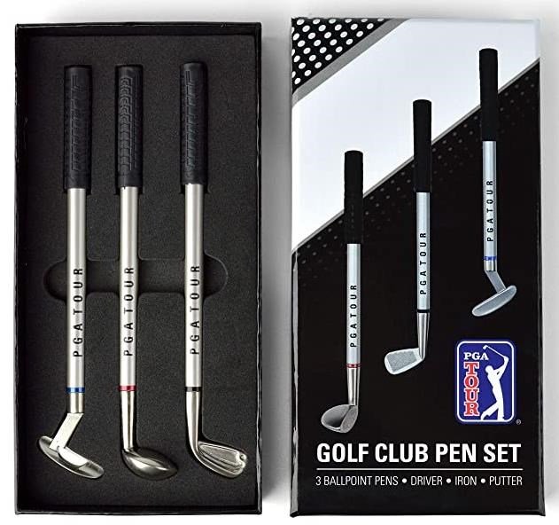 PGA Tour Golf Club Pen Set, multicolor