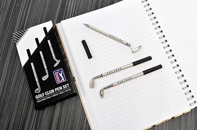 PGA Tour Golf Club Pen Set, multicolor