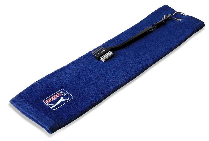 PGA Tour Golf Towel and Club Brush Set toalla de golf, azul marino