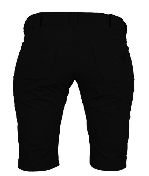 Tony Trevis ladies short slim fit pantalones cortos de mujer, negro