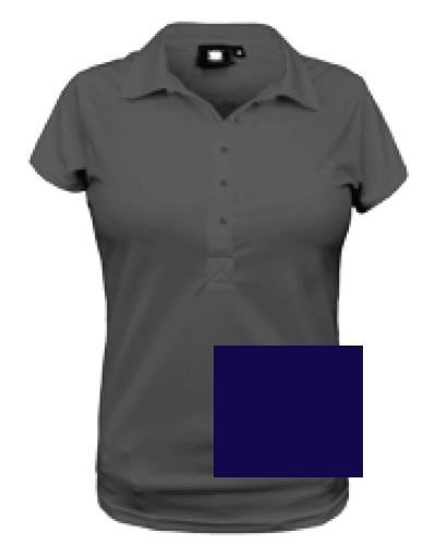 Tony Trevis ladies polo, azul oscuro