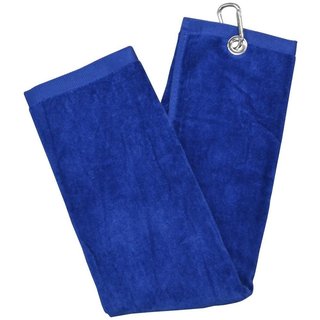 Longridge Blank Luxury Three Fold toalla de golf azul