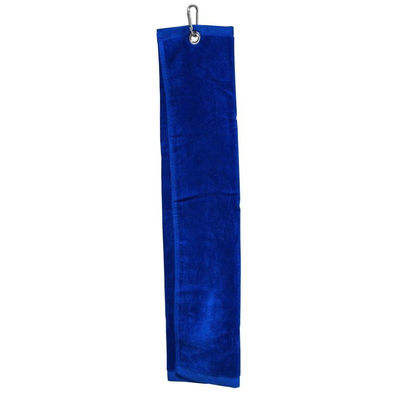 Longridge Blank Luxury Three Fold toalla de golf azul