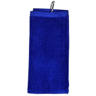 Longridge Blank Luxury Three Fold toalla de golf azul