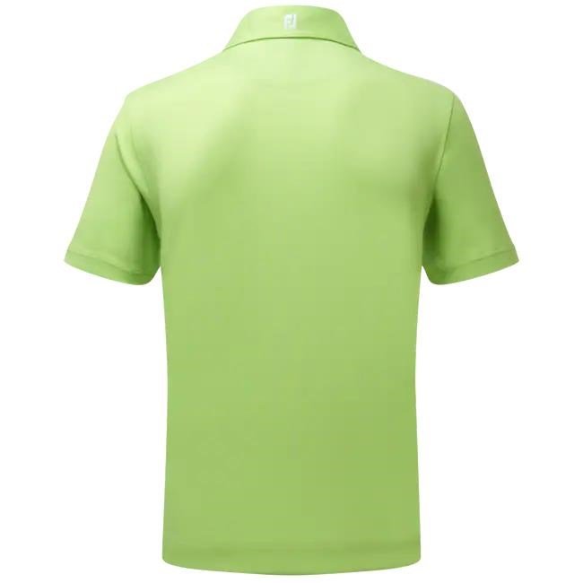 FootJoy Stretch Pique Solid polo de hombre, lima