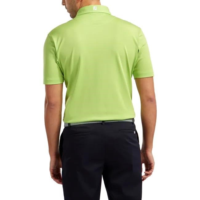 FootJoy Stretch Pique Solid polo de hombre, lima