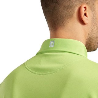 FootJoy Stretch Pique Solid polo de hombre, lima