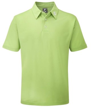 FootJoy Stretch Pique Solid polo de hombre, lima